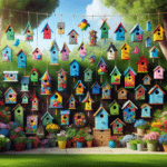 Colorful Birdhouse Designs for Backyard