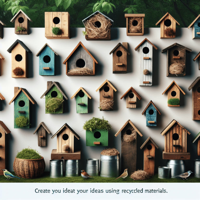 Birdhouse Ideas with Recycled Materials