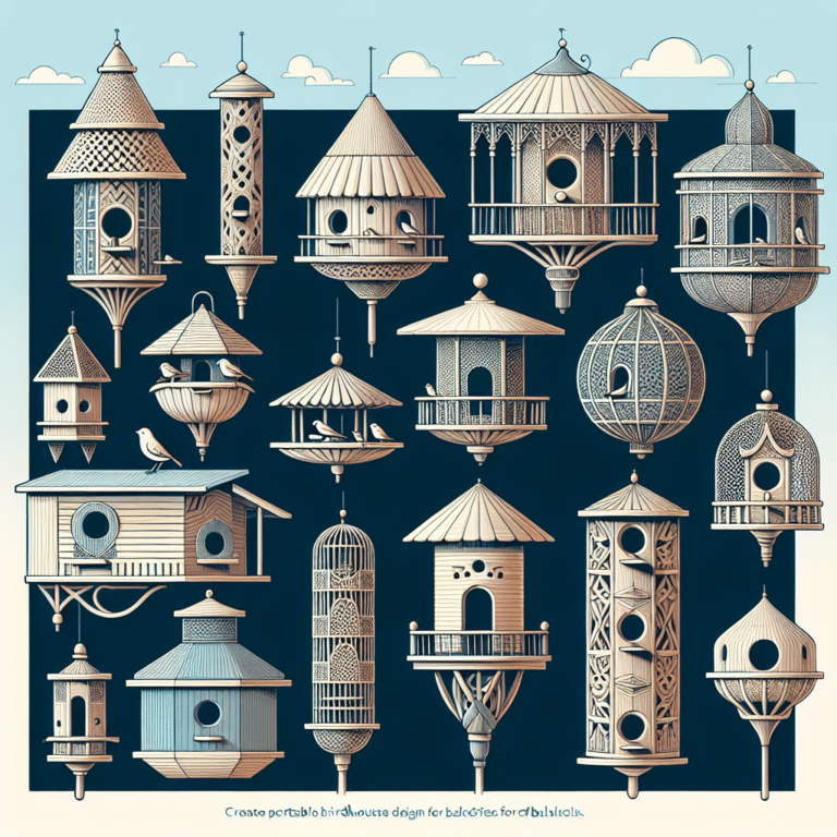 Portable Birdhouse Designs for Balconies
