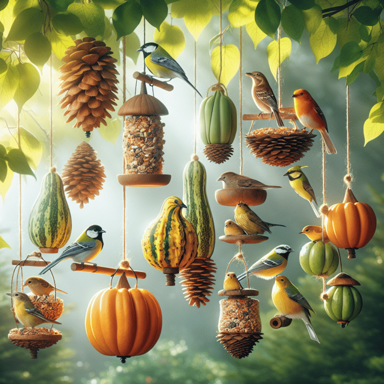 Attracting Birds with Homemade Feeders