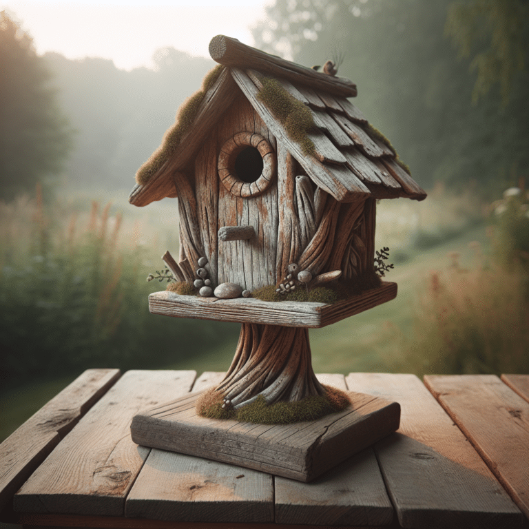 How to Give Your Birdhouse a Rustic Finish