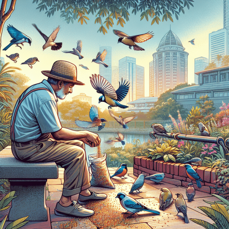 Feeding Local Birds in Urban Gardens