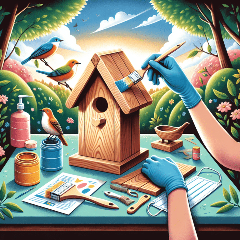 Painting Your Birdhouse: Ensuring Safety for Birds