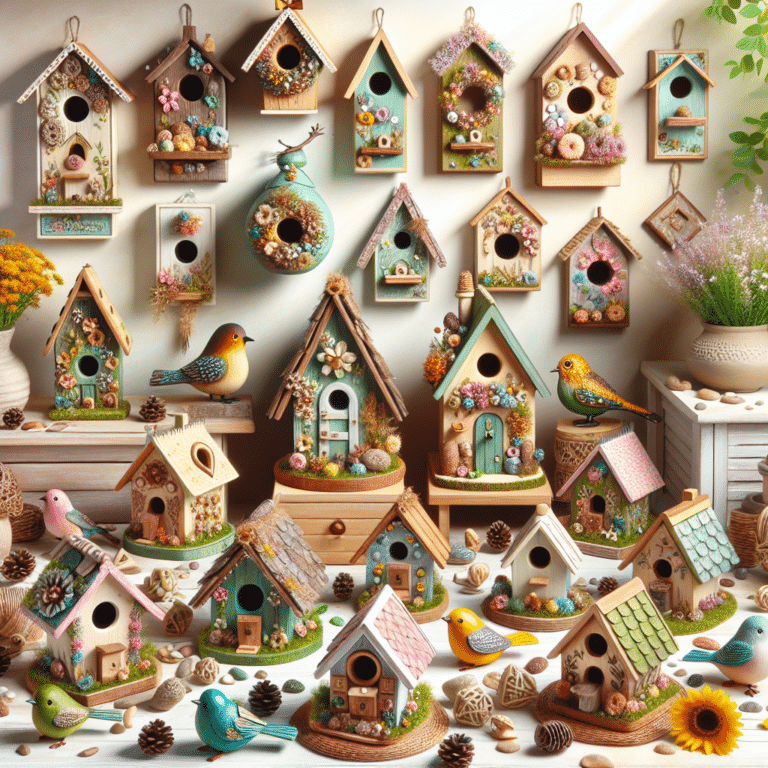Creative DIY Birdhouse Decoration Ideas