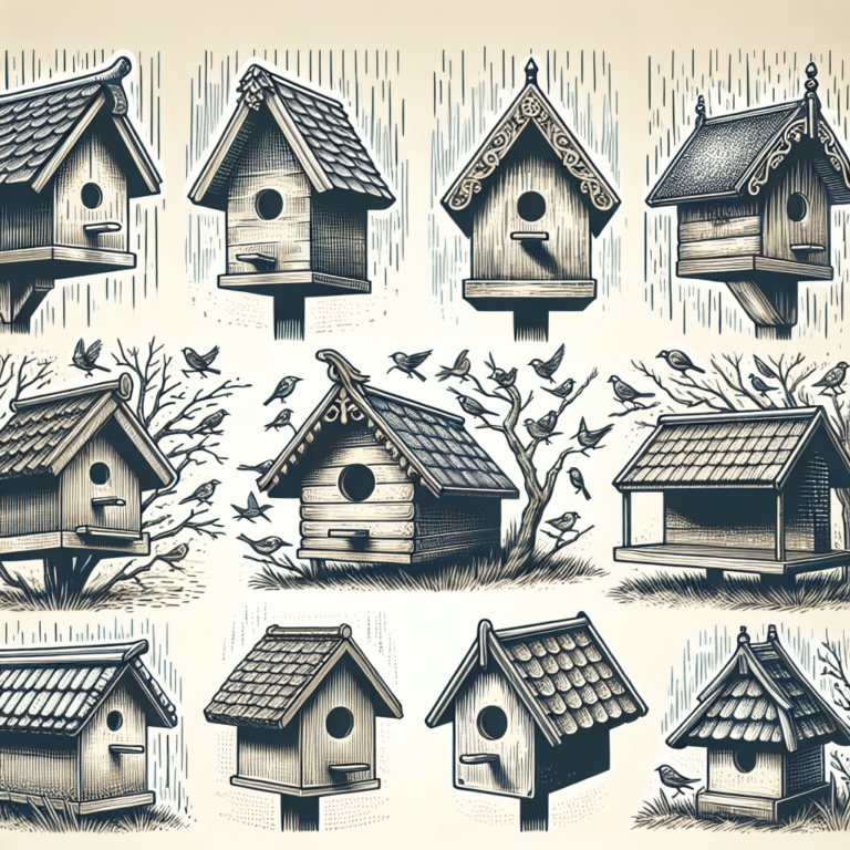 Birdhouse Roof Styles for Rain Protection