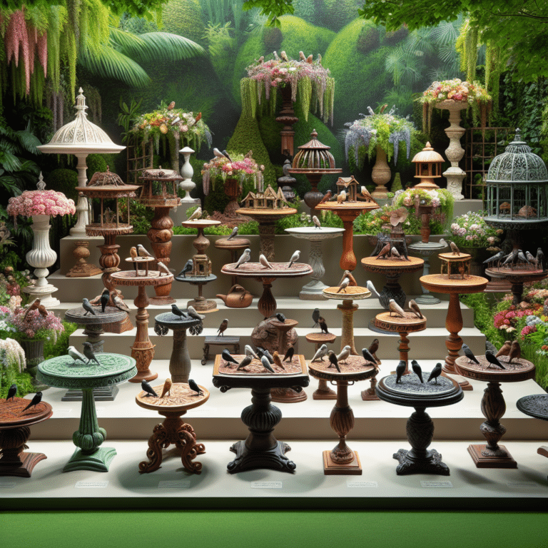 Decorative Bird Tables for Home Garden