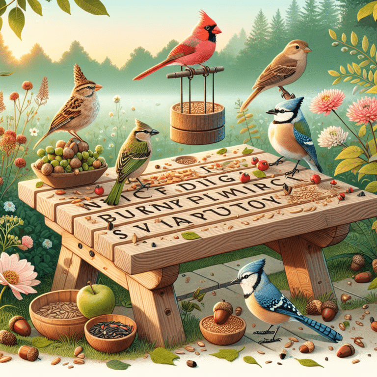 DIY Bird Feeding Table Ideas