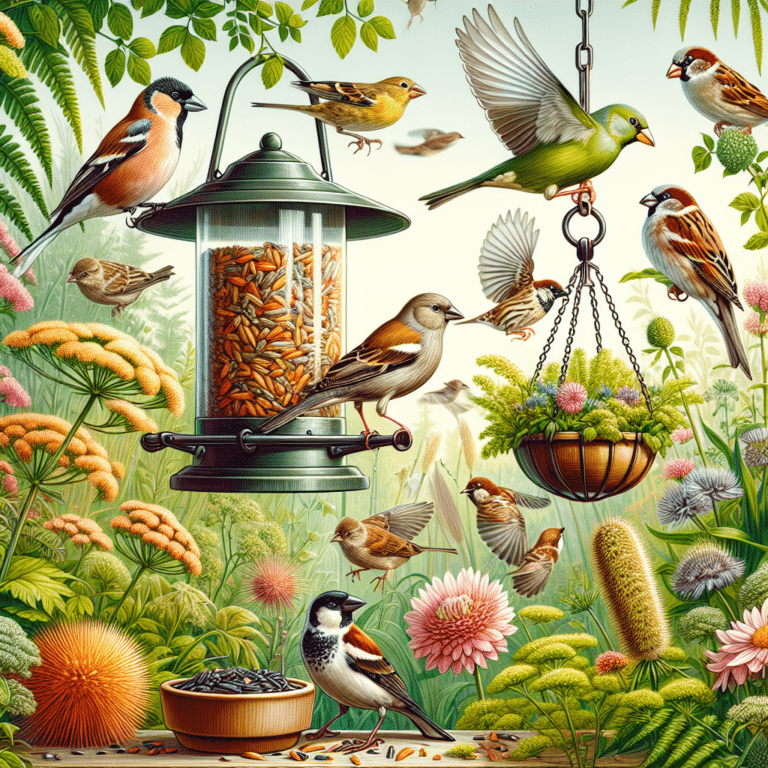 Attract Local Finches and Sparrows