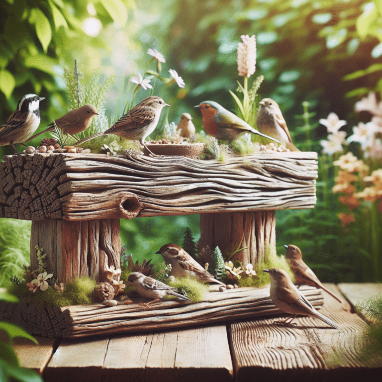 Rustic Bird Table DIY Guide