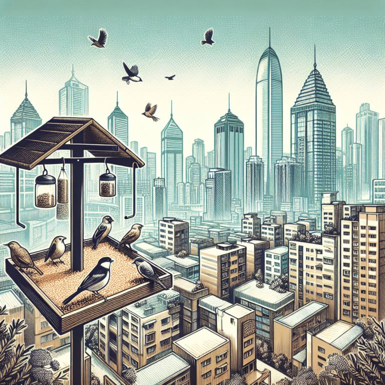 Bird Table Setup for City Birds
