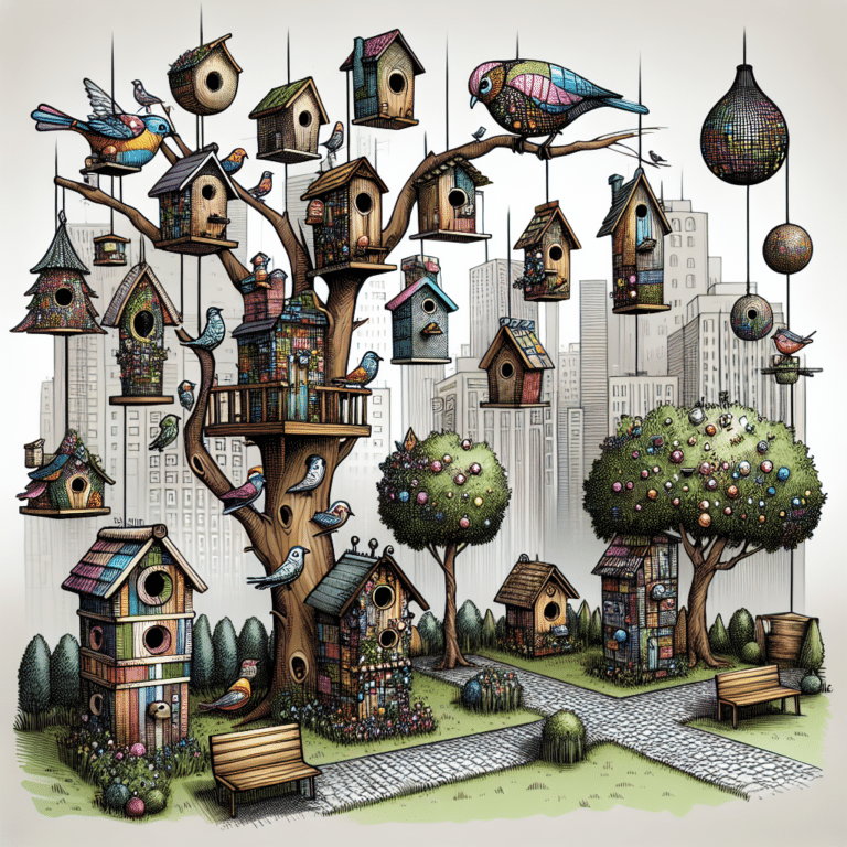 City Garden Approved: Unique Birdhouse Designs