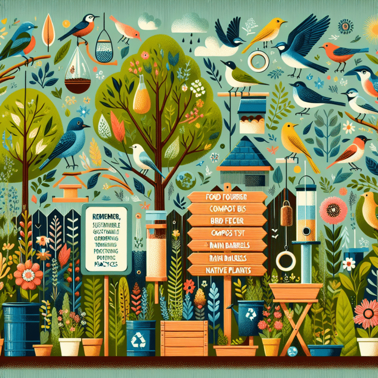 Sustainable Gardening Tips for Attracting Birds